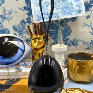 SIMONE ROCHA black Perspex Egg Clutch, main image