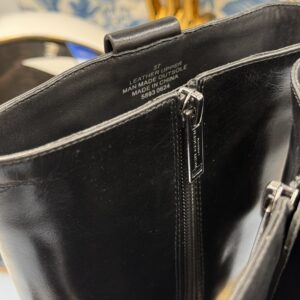 Inside zip fastening on KURT GEIGER LONDON Octavia Biker Boots