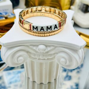 ROXANNE ASSOULIN Golden MAMA Bracelet Set, set of two