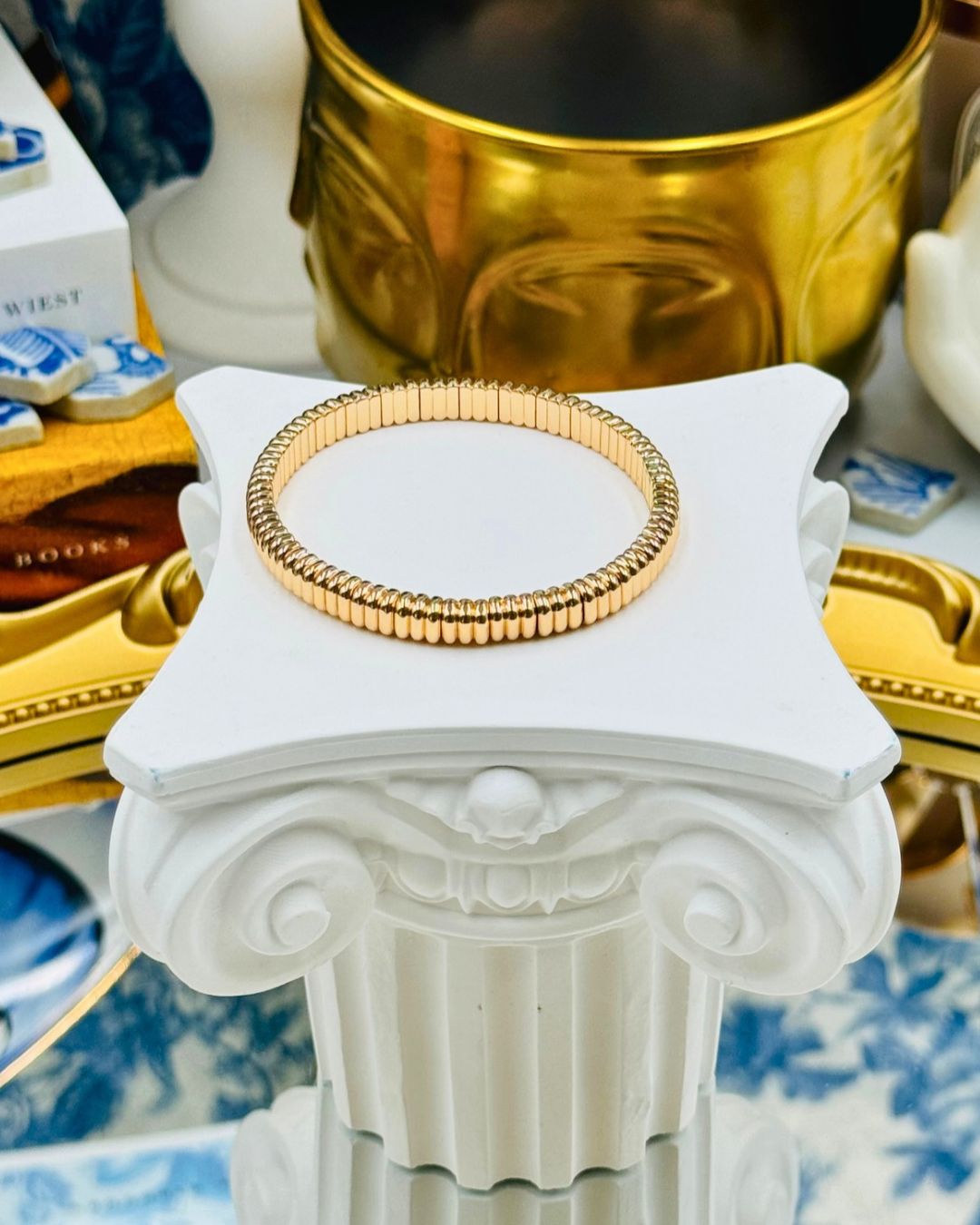 Gold-tone Luxe Mini bracelet from ROXANNE ASSOULIN Golden MAMA set
