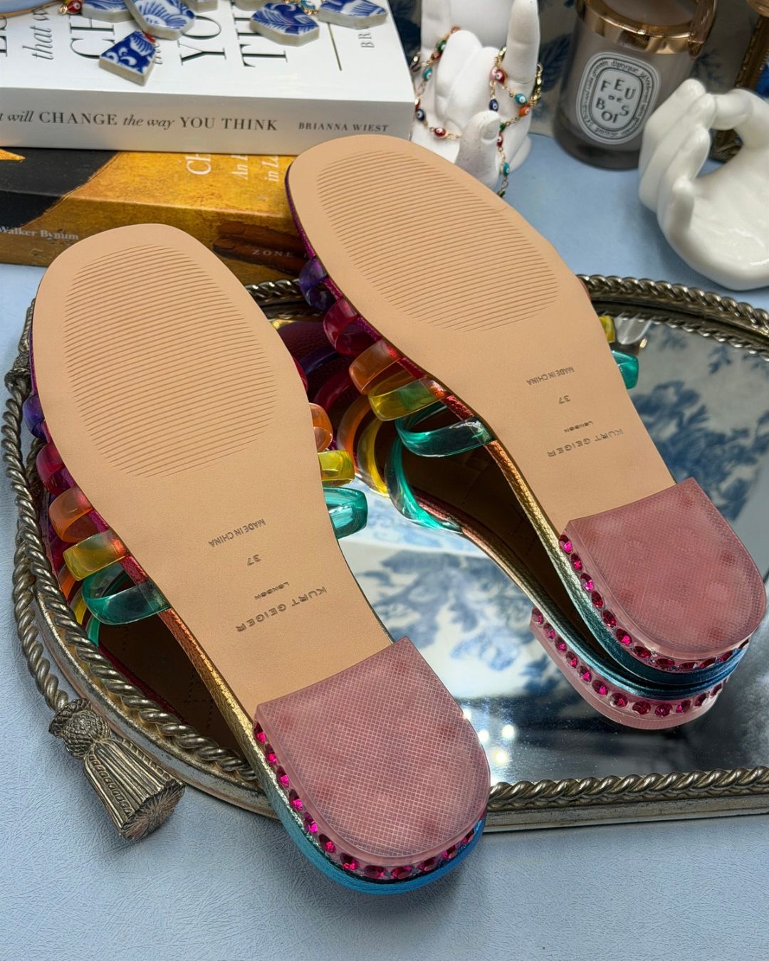 Sole of KURT GEIGER LONDON Maddison Jelly Sandal