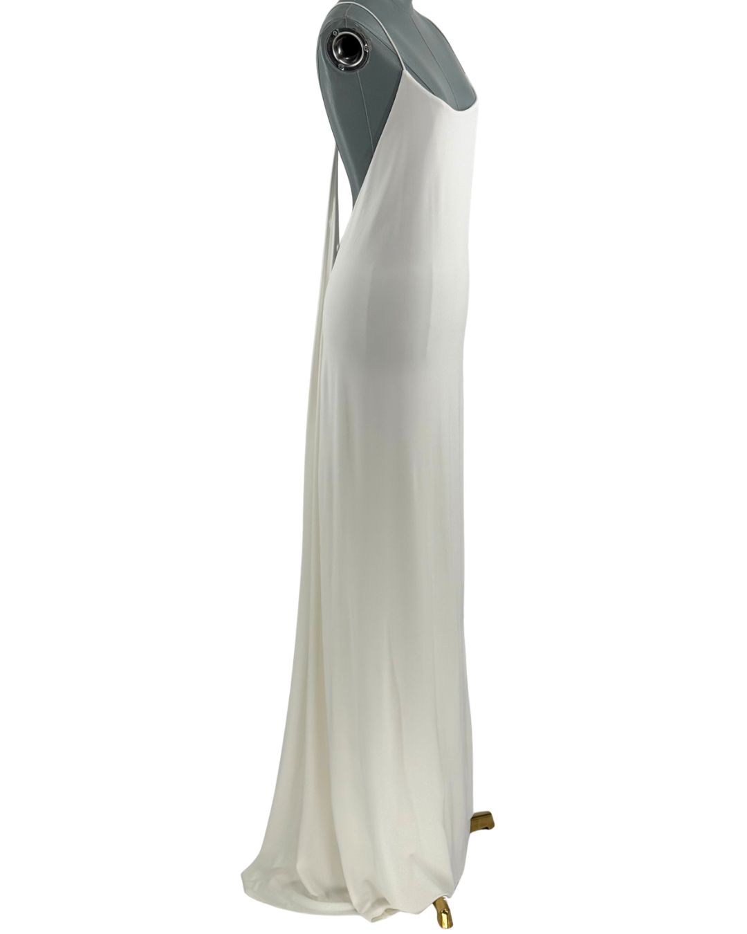 Side view of RAT & BOA Amora Dress in White